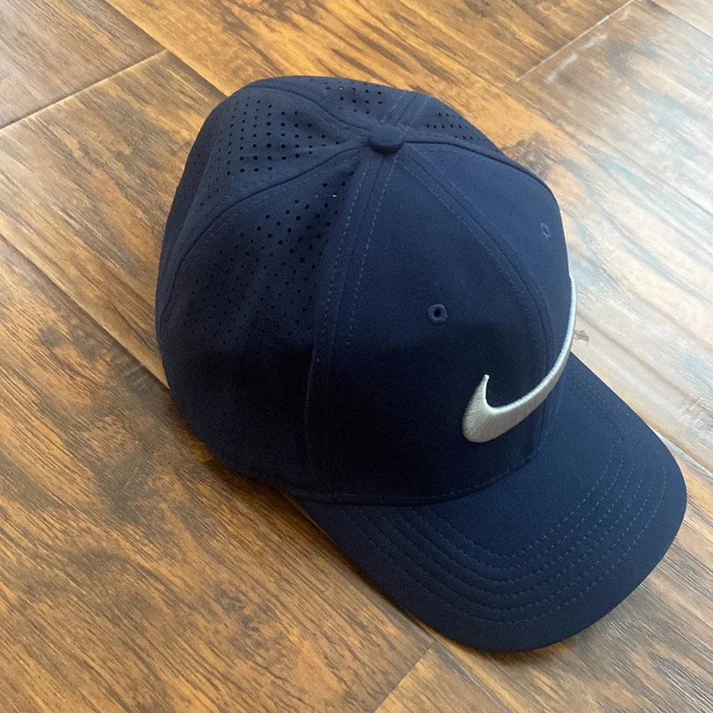 Nike Navy Blue Swoosh Performance Baseball Cap